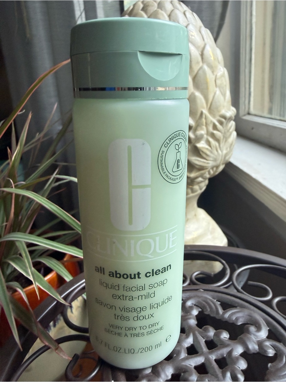 Clinique Mint Green All About Clean Liquid Facial Soap - Extra-Mild